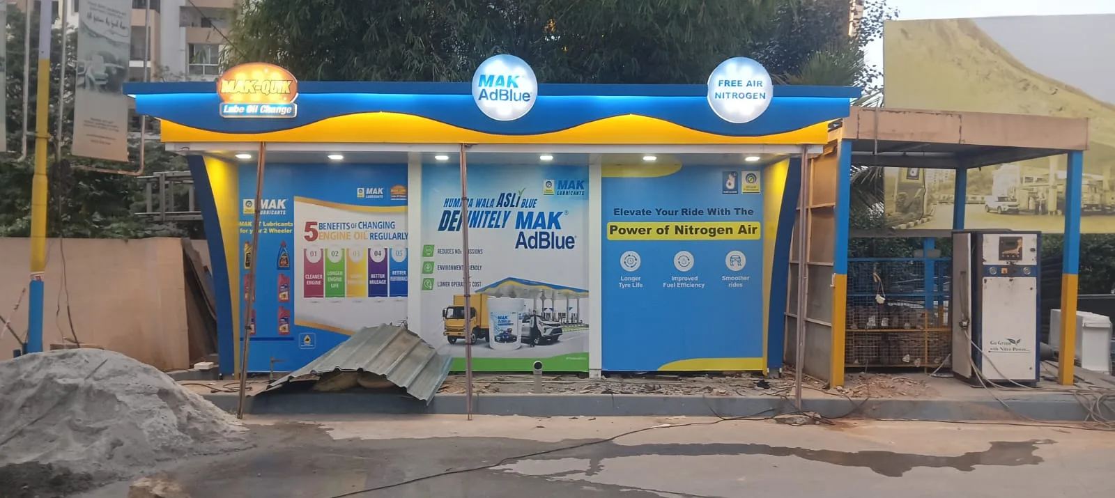 Integrated Canopy at JSN Petrol Pump